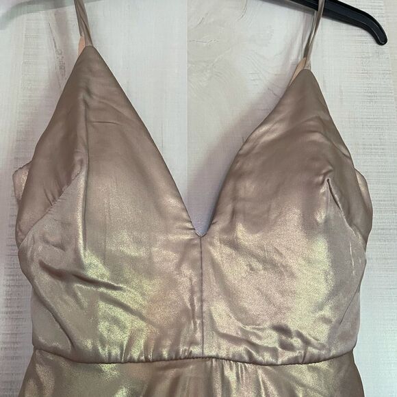 Dear Moon new with tags‎ gold mini party dress, size 3 - Picture 3 of 10